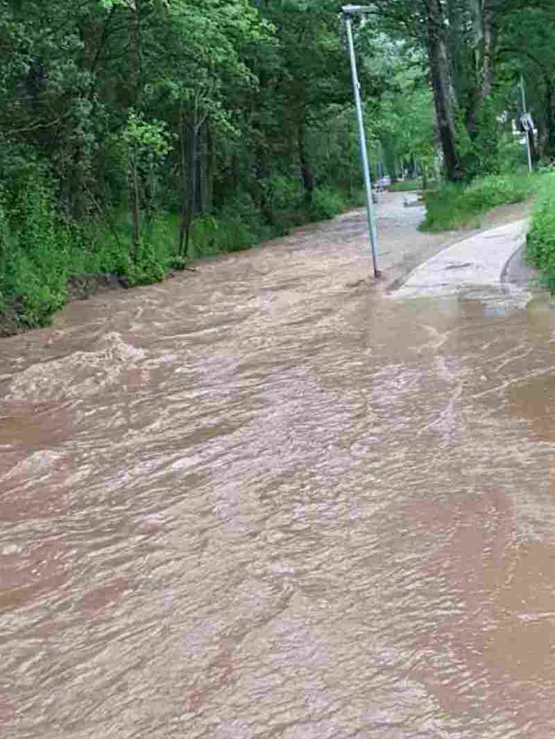 Pfingsthochwasser Olewiger Bach 